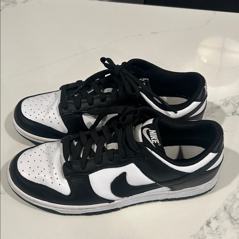 Nike Black and White Low-Top Sneakers